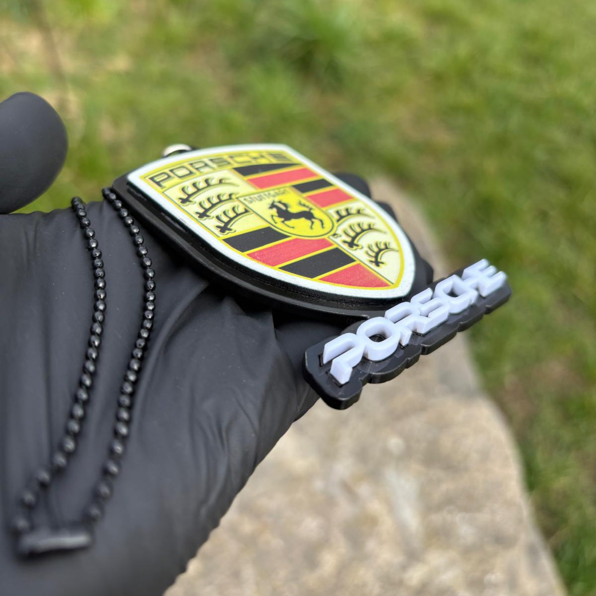 Pendentif pour Rétroviseur Personnalisé – Style 3D Plexi