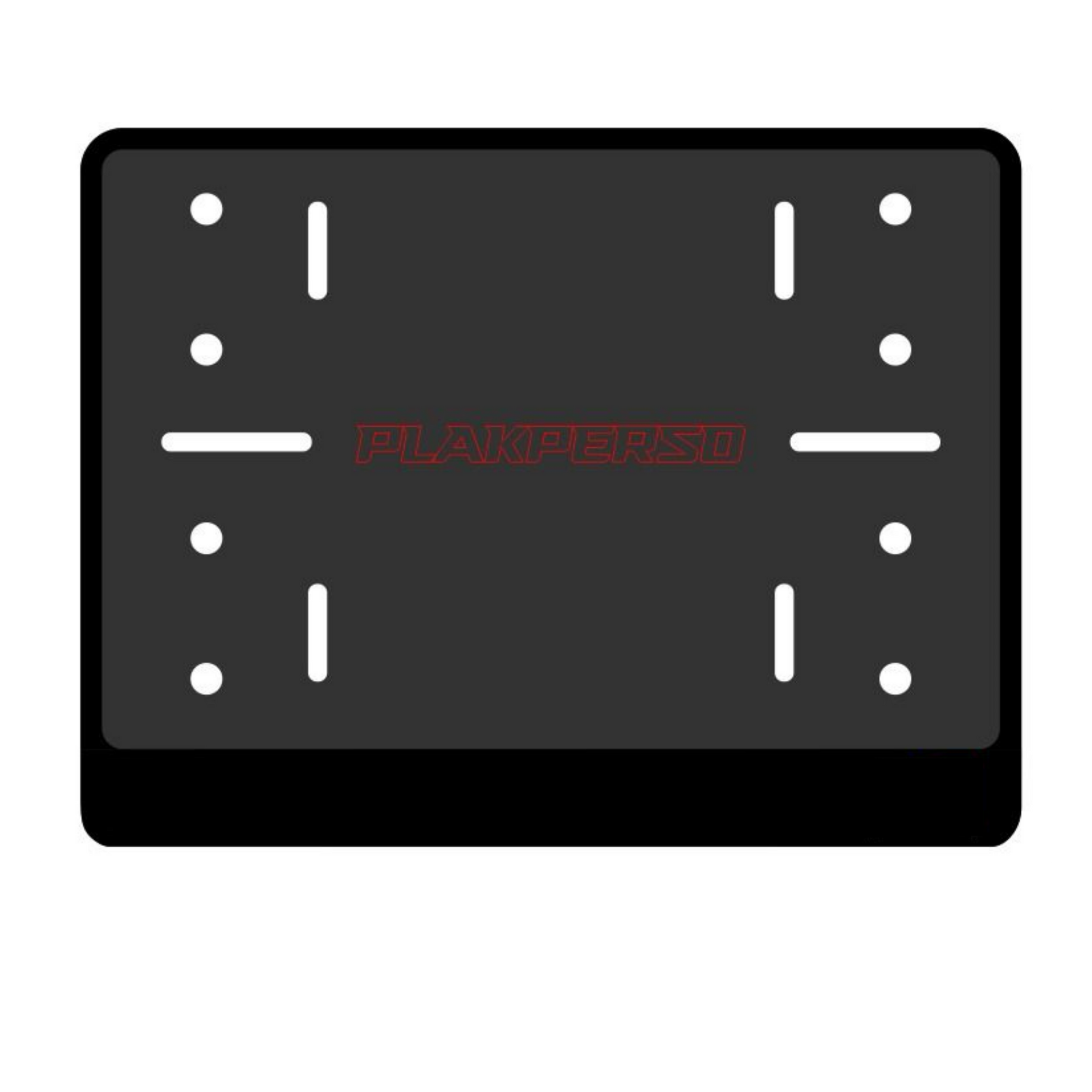 Support de plaque personnalisable moto - RÉSEAUX SOCIAUX