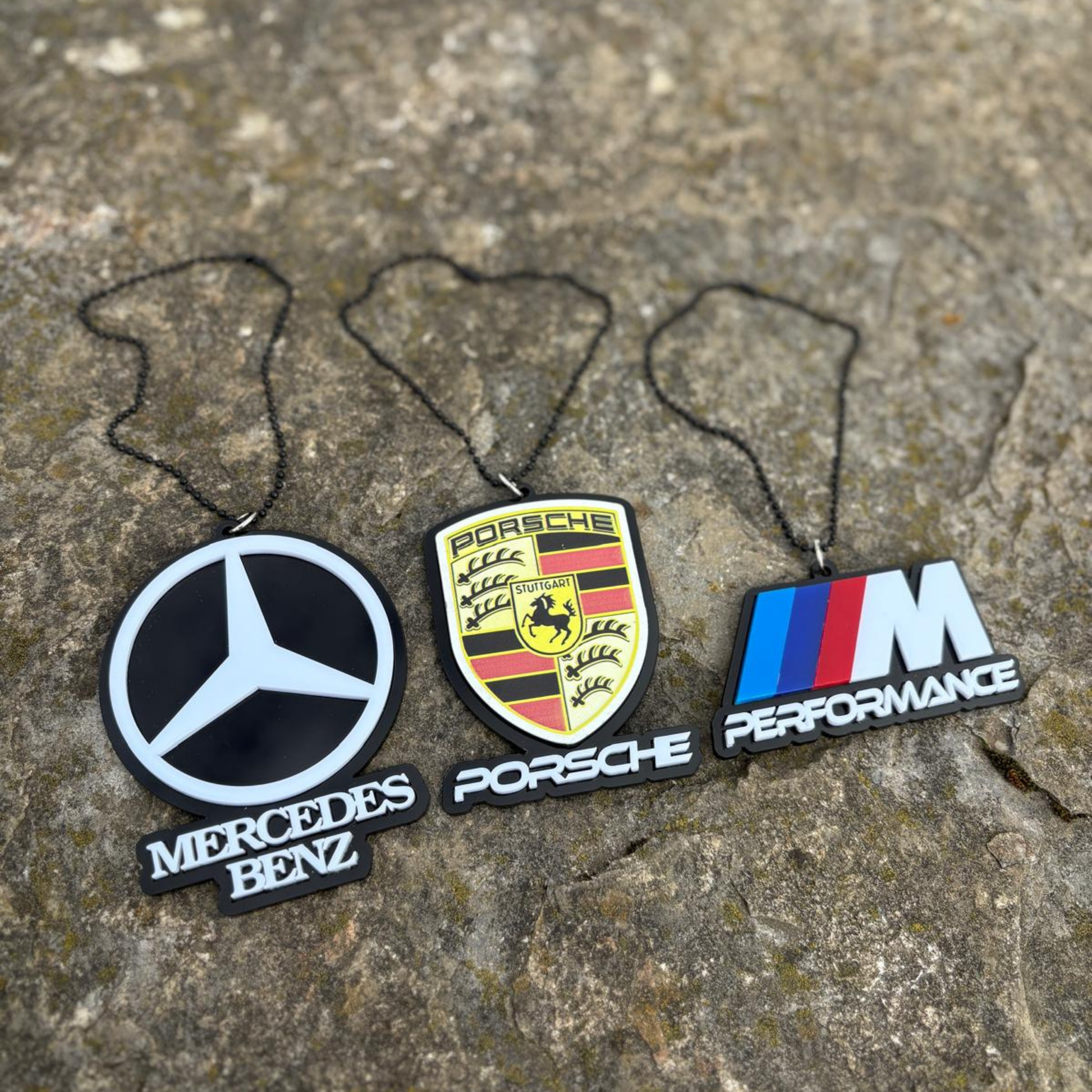 Pendentif pour Rétroviseur Personnalisé – Style 3D Plexi