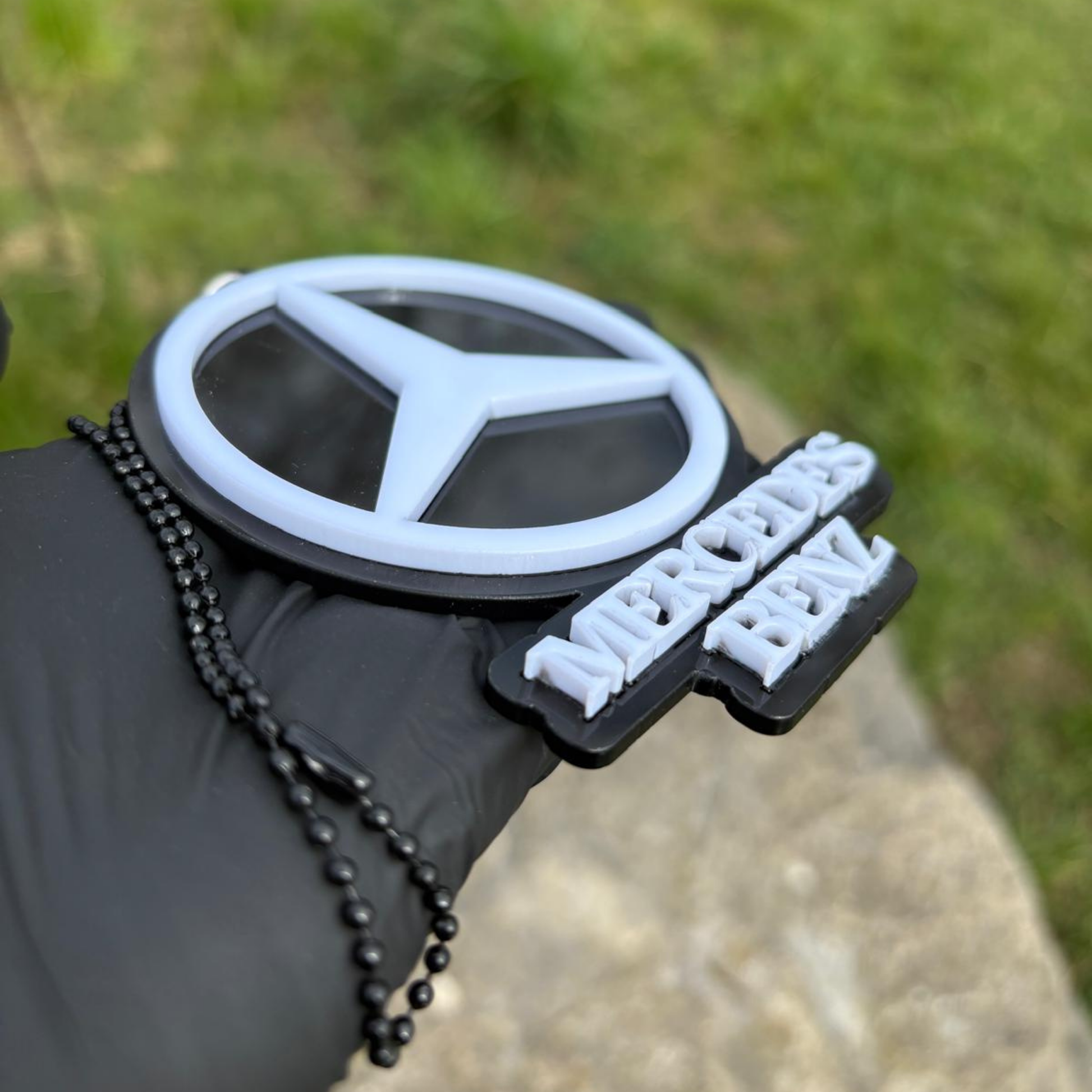 Pendentif pour Rétroviseur Personnalisé – Style 3D Plexi
