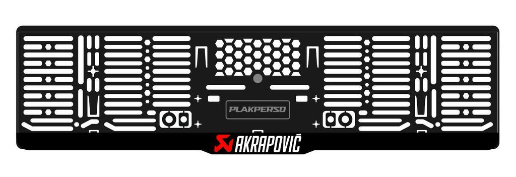Support de plaque - AKRAPOVIC