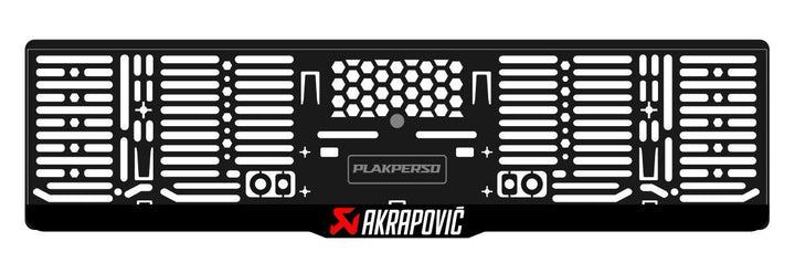 Support de plaque - AKRAPOVIC