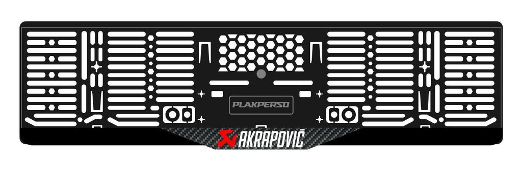 Support de plaque - AKRAPOVIC