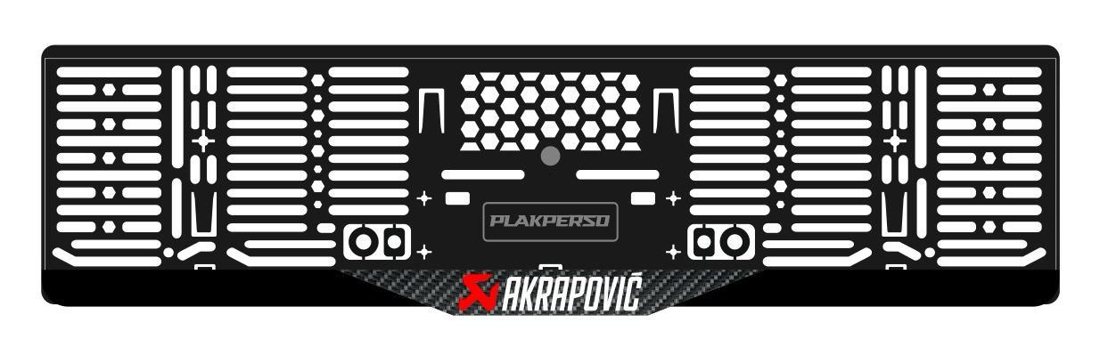 Support de plaque - AKRAPOVIC