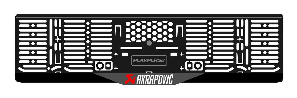Support de plaque - AKRAPOVIC