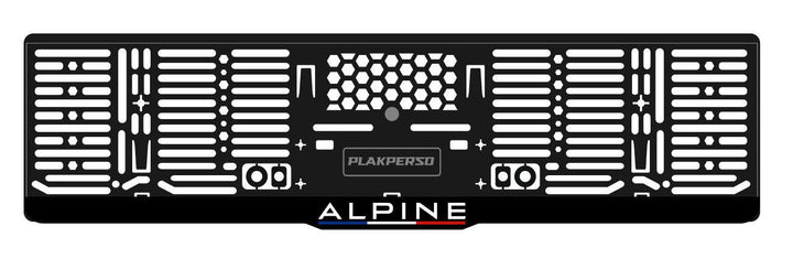 Support de plaque - ALPINE