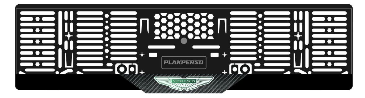 Support de plaque - ASTON MARTIN