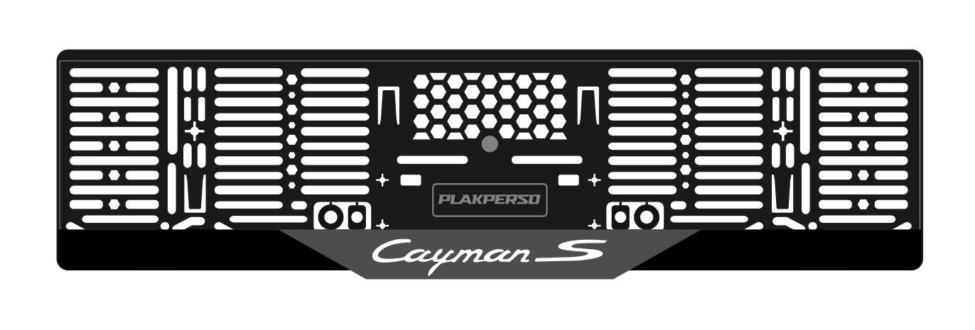 Support de plaque - PORSCHE