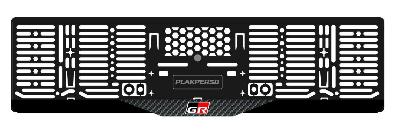 Support de plaque - TOYOTA GR