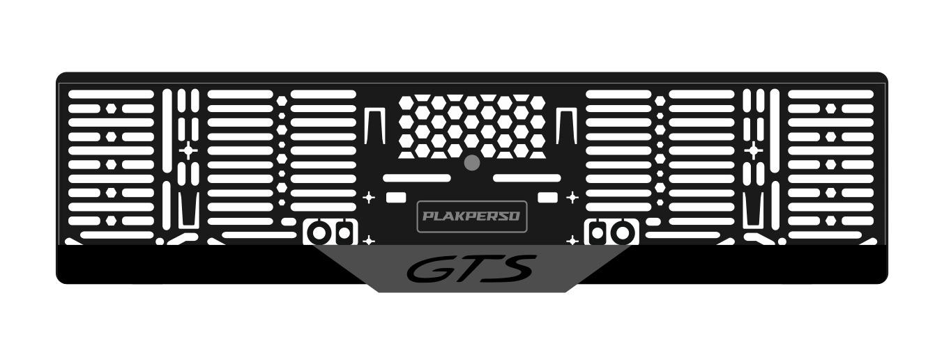 Support de plaque - PORSCHE