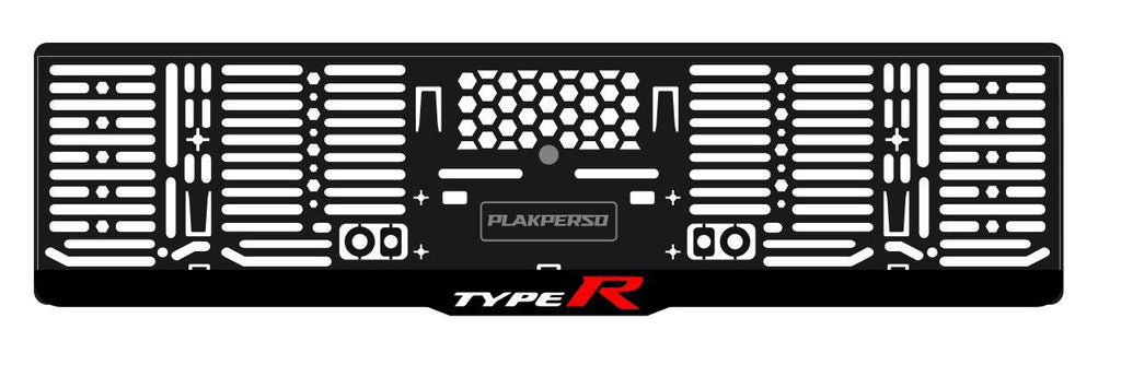 Support de plaque - HONDA TYPE R