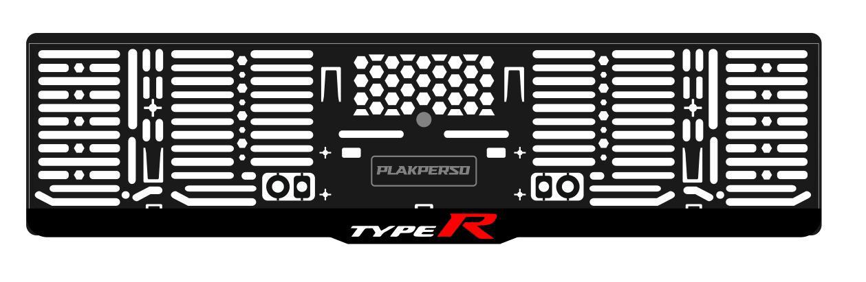 Support de plaque - HONDA TYPE R