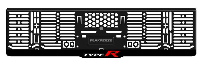 Support de plaque - HONDA TYPE R