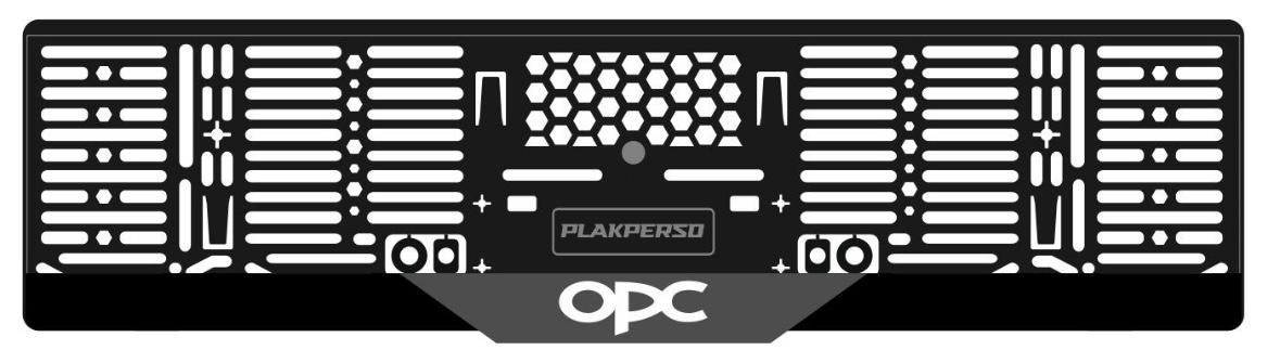 Support de plaque - OPEL OPC