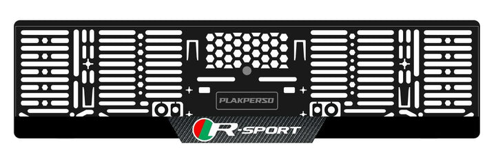 Support de plaque - R-SPORT (Jaguar)