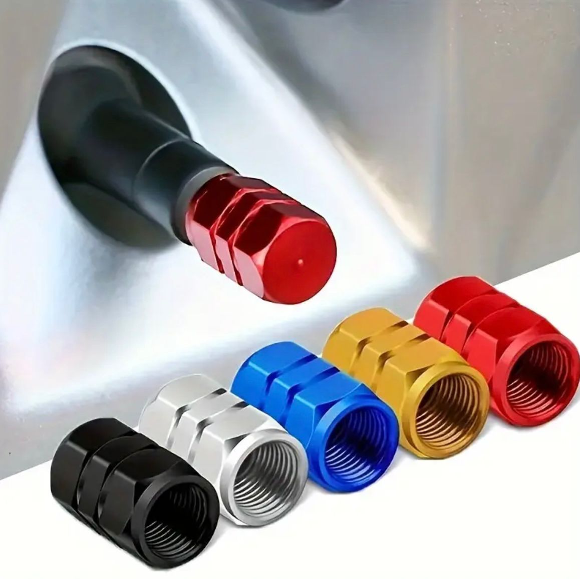 Bouchons de valve en aluminium – Set de 4