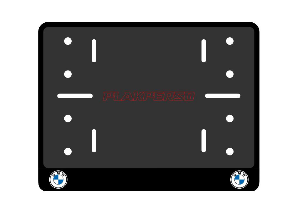 Support de plaque personnalisable moto - BMW MOTORRAD