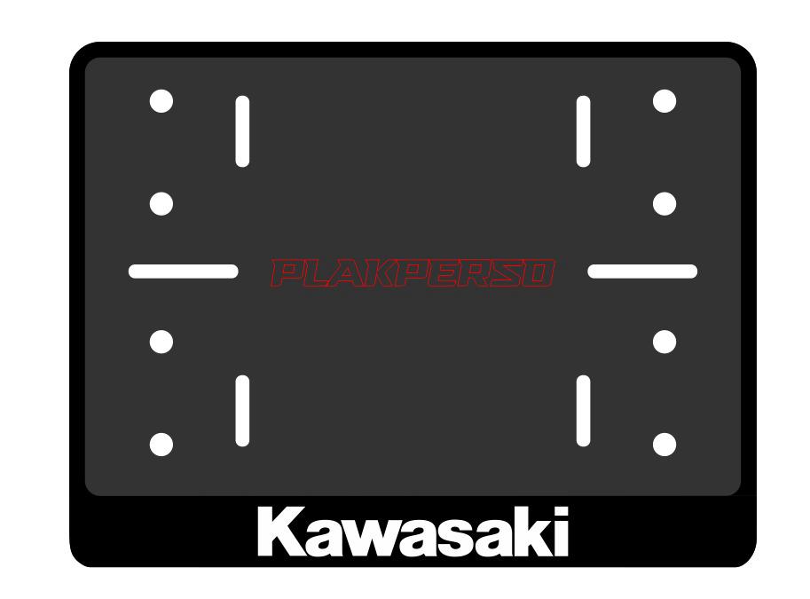 Porte-plaque moto - KAWASAKI