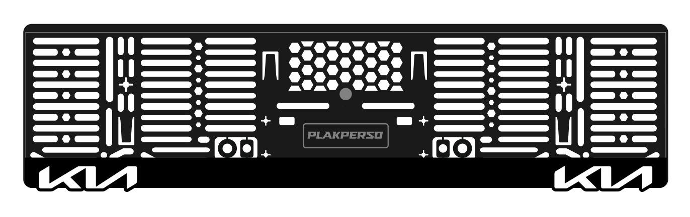 Support de plaque personnalisable - KIA