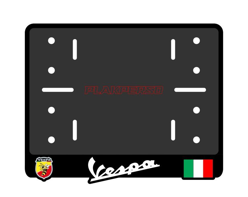 Porte-plaque moto - VESPA